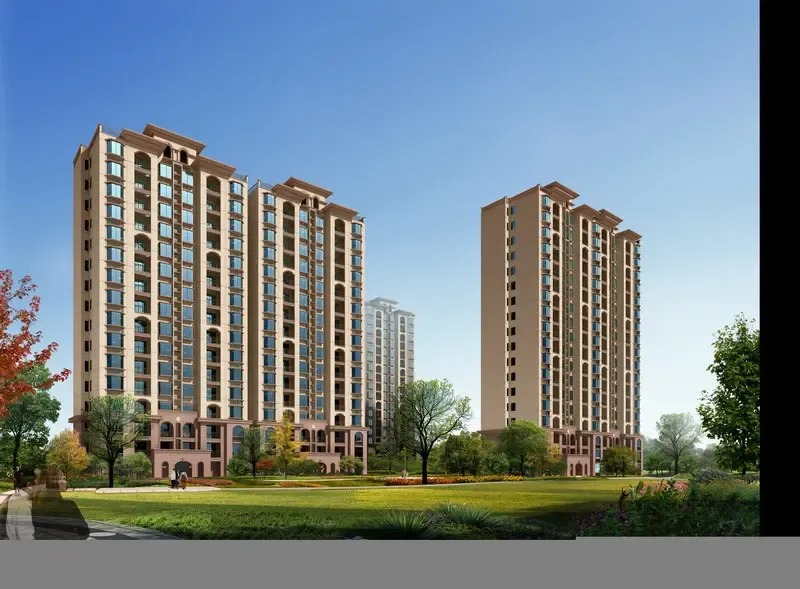 雍景湾大公馆小高层效果图