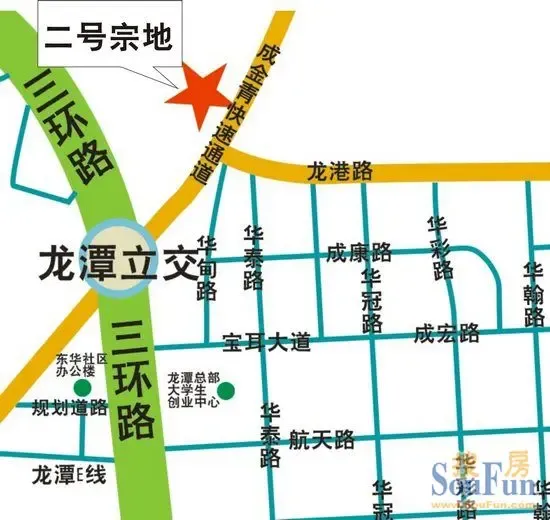 1月7日成都挂牌两地华宇再出手底价竞得龙潭寺地块