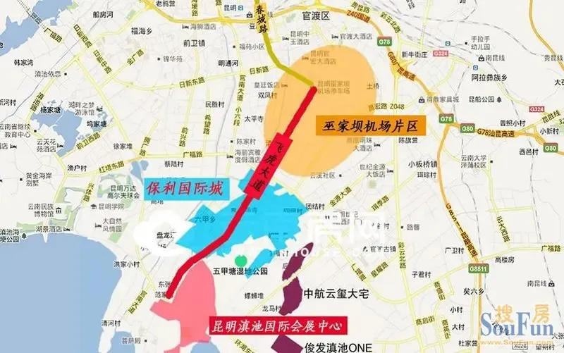 招商地产强势进军昆明 拿下环湖东路半岛两宗地块