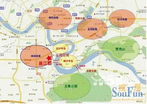 和居邕江郡周边配套>>>商圈餐饮休闲娱乐周边学校