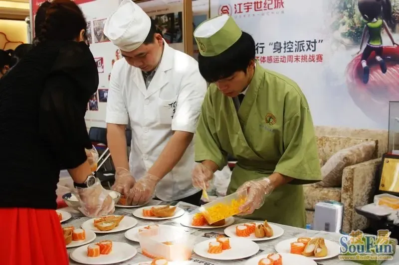 江宇世纪城3月23日美食节业主寿司diy欢乐多