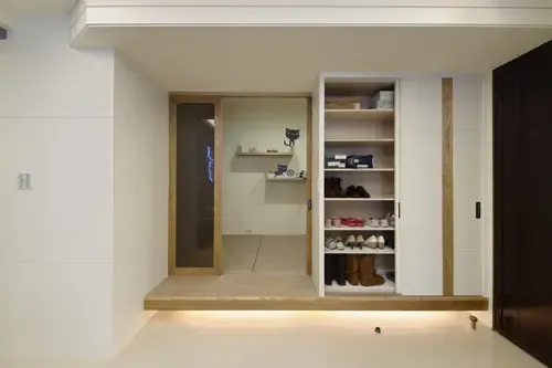 105平简约风格婚房装修 开放式厨房 多功能大书房