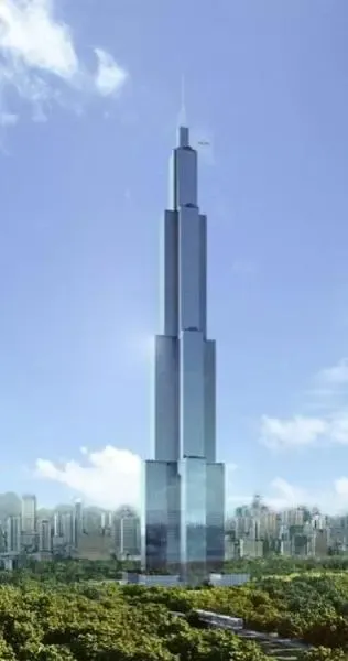 长沙世界第一高楼将建10公里天街 1楼直通170楼
