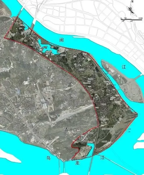 关于公示《福州市马尾新城三江口组团南台岛东部片区控制性详细规划》