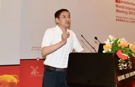 (大唐合盛·瓷砖总经理张志表示将全力以赴,助力中国设计向世界发声)