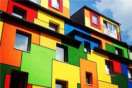 全球糖果色彩的靓丽房屋 带你看彩色"小时代"