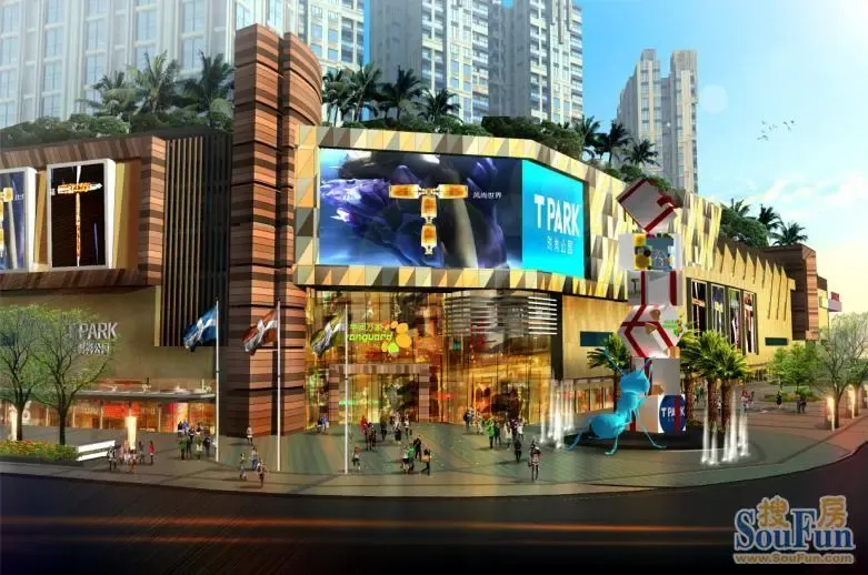 t park惠州最大led巨幕亮屏 缔造全新城市名片