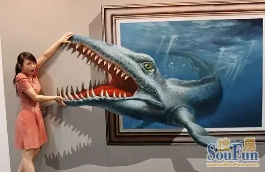 体验非凡的穿越之旅 绿城长峙岛3d画展国庆拉开帷幕