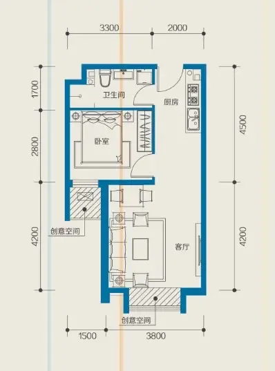 国信新城公寓产品户型图房天下上线