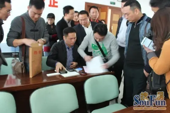 12月3日莆田土地拍卖现场