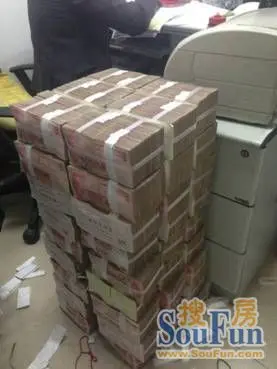 百万现金买房图片疯转土豪现身银川永泰城签约