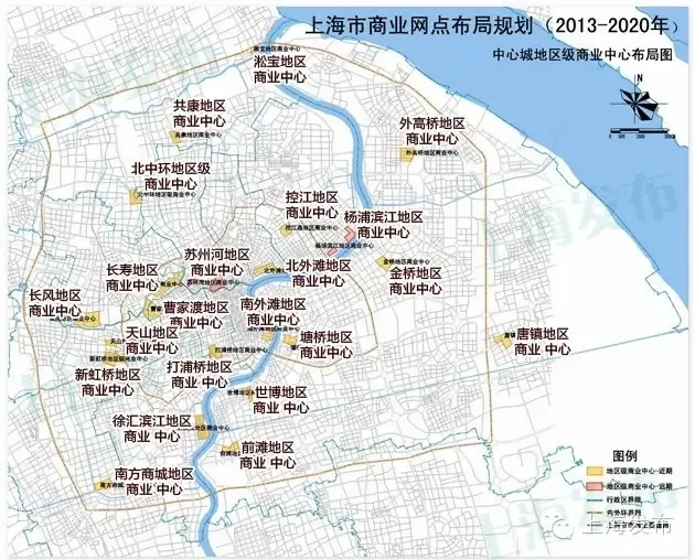 上海拟建14个市级和50个地区级商业中心
