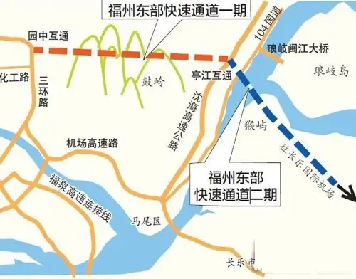 东部快速通道上半年动建 含穿鼓岭特长隧道