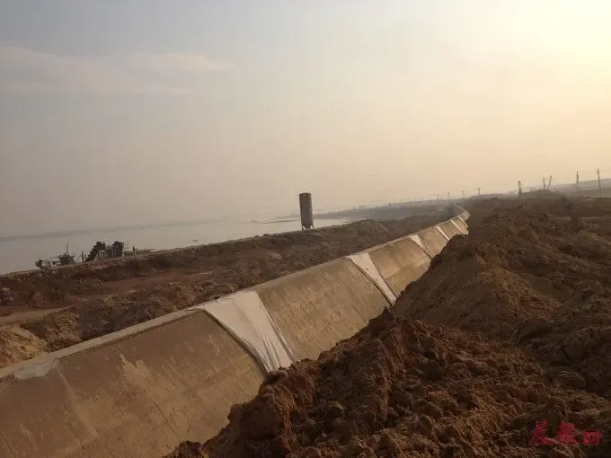 南昌九龙湖防洪堤基本建成