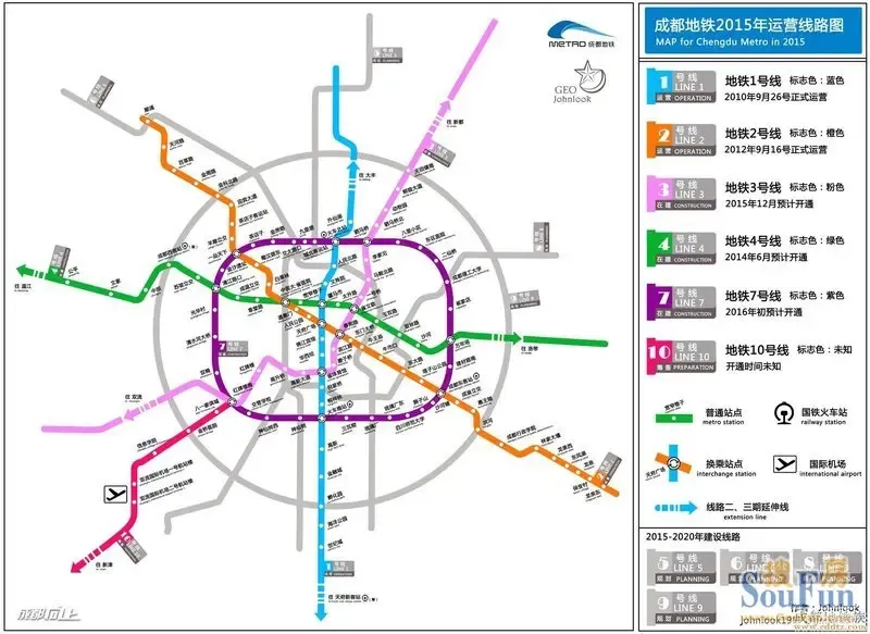 成都 线路规划图