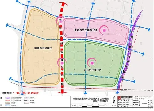 九龙湖拟规划8个社区 地铁2号线将穿九龙湖而过