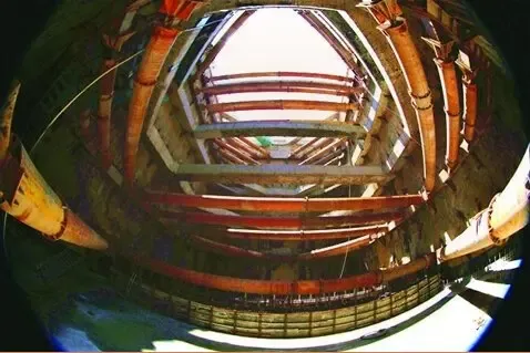 苏州轨道交通最深风井封顶