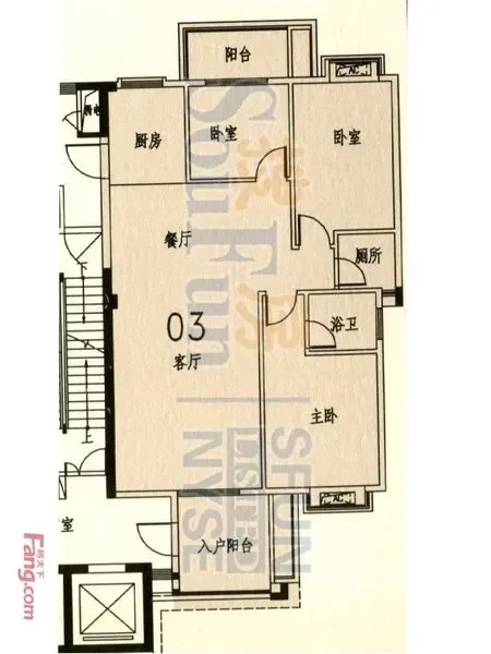 皇城汇璟主推户型80-240平 4幢01-04户型图曝光-汕头新房网-房天下