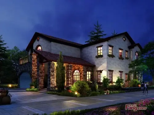 米在线咨询元一高尔夫别墅(元一61后九栋)效果图展示名流高尔夫庄园