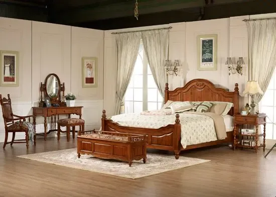 英伦华庄维多利亚系列床测评全实木英式优雅田园风