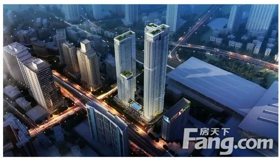 厦门市中心新地标 火车站鹭城广场规划2栋超高层