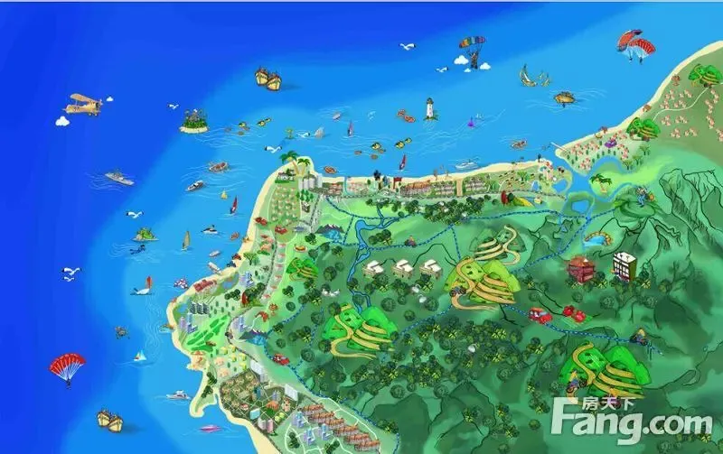 游遍全世界颐养在海南棋子湾