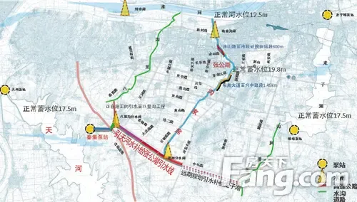 蚌埠"天河-张公山"水系连通前期工程月底开工