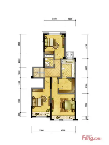 金地铂悦洋房a12户型全方位解析-沈阳新房网-房天下