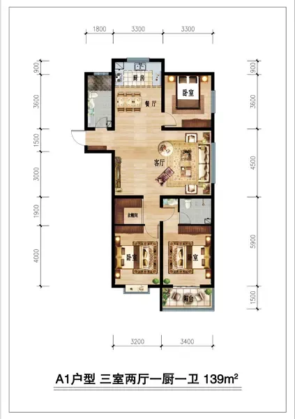 张家口桥西区境门华府主推户型品鉴