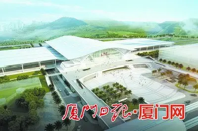 厦门站北站房 东南沿海铁路枢纽