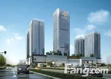 普宁时代中心财富大厦封顶