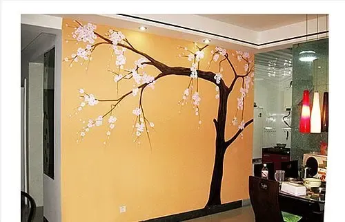 9款手绘餐厅背景墙效果图 在家吃个饭也能玩穿越