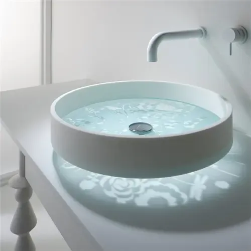 大多数家庭的洗手盆都是单一的传统样式美观性严重不足.