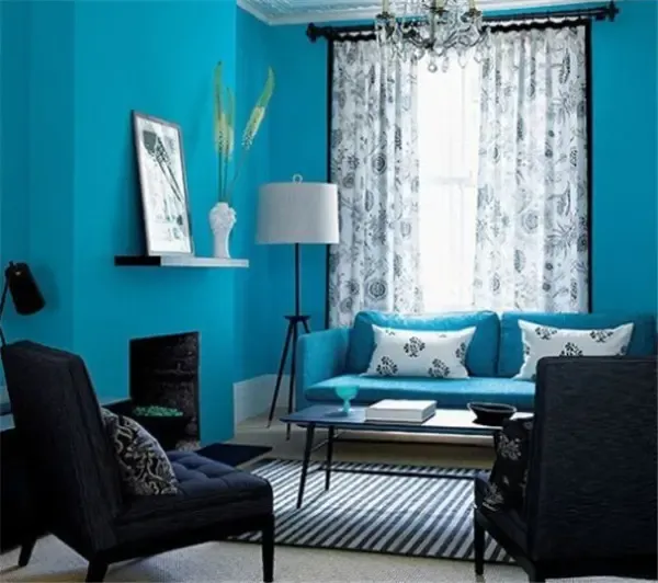 客厅墙面装修 彩色客厅墙面 客厅墙面装修效果图