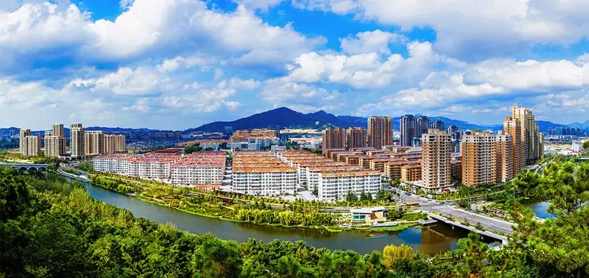 东李板块自然环境优越,图为东李一瞥.