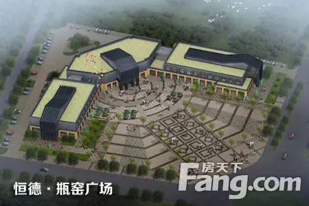 瓶窑广场效果图