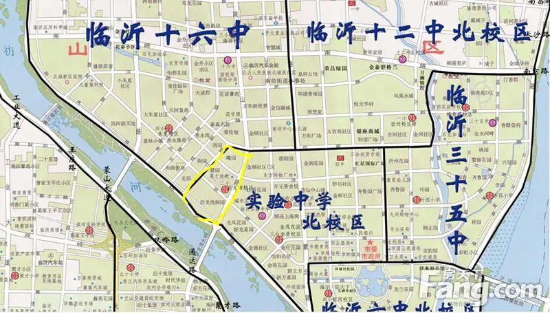2015临沂 划分 18 10 有变化
