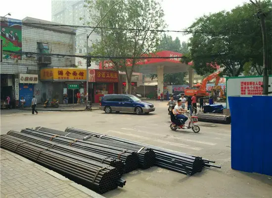 体育西路改造实况