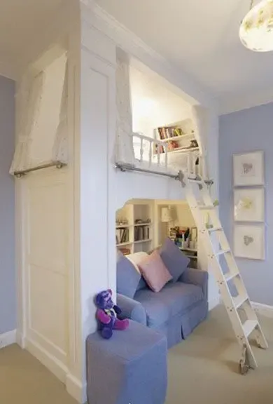 儿童房装修之双层子母床超萌超省空间家有两宝必备