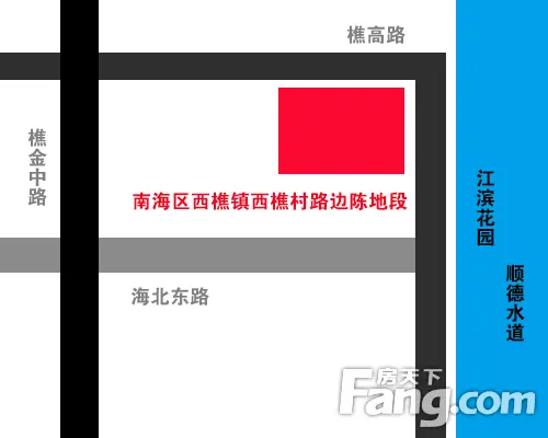 南海区西樵镇西樵村路边陈地段地块