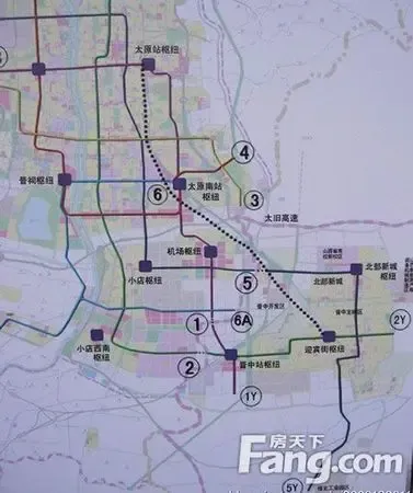 城际铁路1号线工程开始公示 晋中至小店沿线受惠盘-太原新房网-房天下