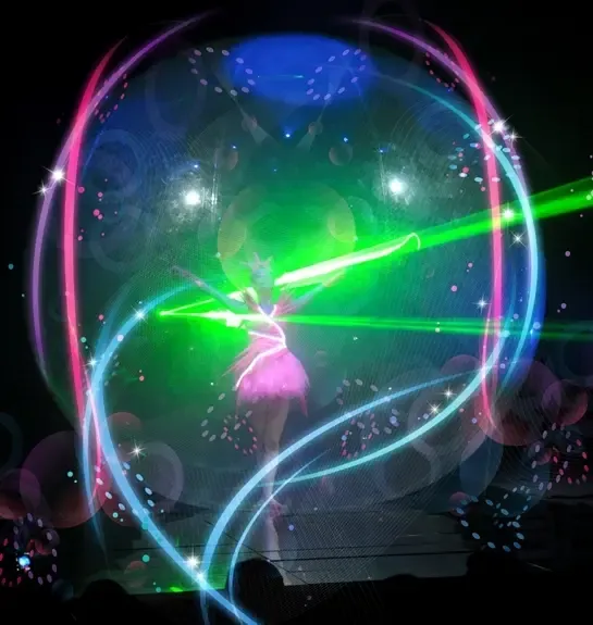 绚丽电光舞,动感,炫目,带你一起进入暗夜狂欢的节奏.