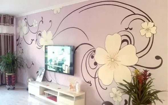 手绘与家装的碰撞 21款手绘背景墙带你打造秘密花园