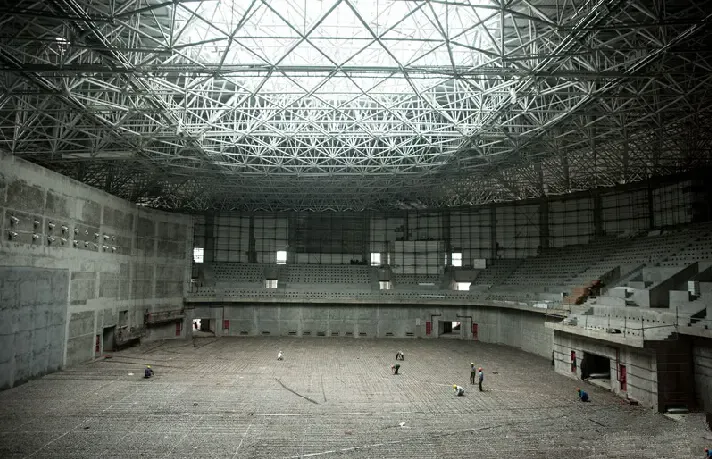 图片为你展现即将建成的海安体育馆