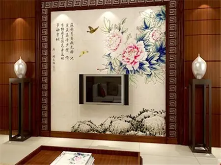 瓷砖背景墙装修效果图