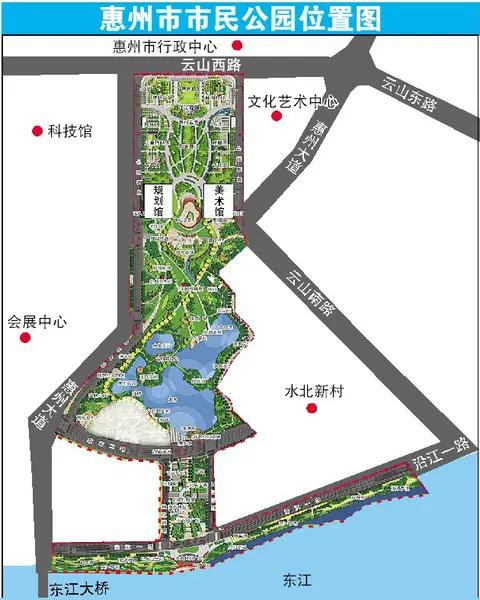 江北市民公园（江北中轴线规划）