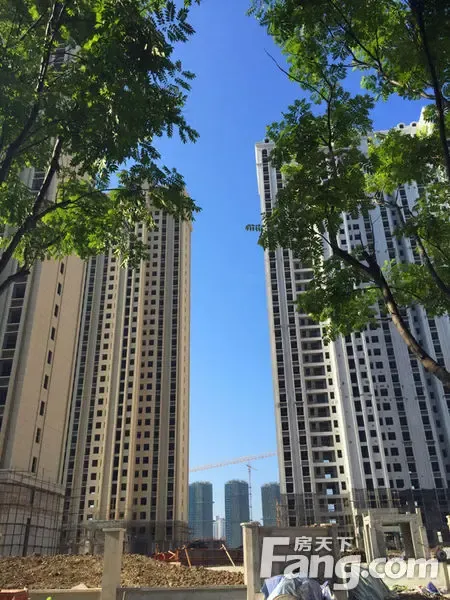 红星国际二期8月工期 在售6栋外立面呈现