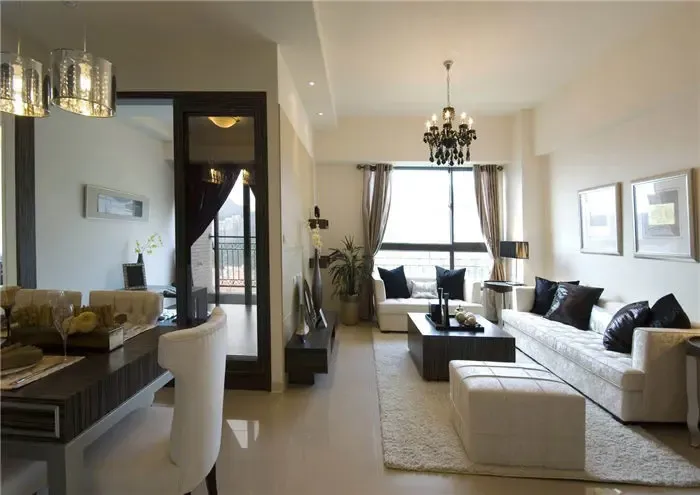 12款现代简约小户型装修客厅设计效果图_房产资讯-石家庄房天下