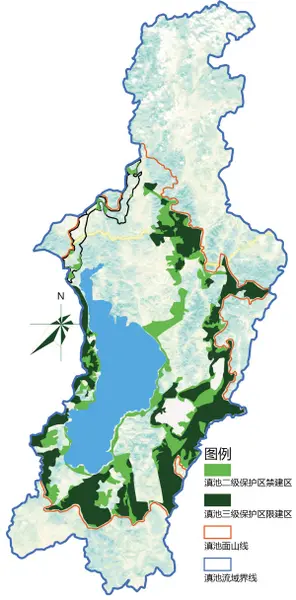 滇池流域划定32397平方公里禁建区