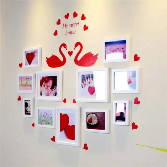 打造两人的甜蜜空间浪漫温馨照片背景墙